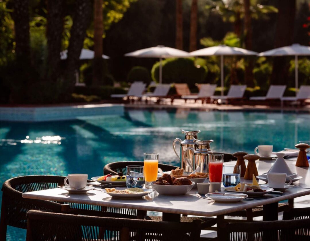 Luxury spa in Marrakech with traditional Moroccan hammam