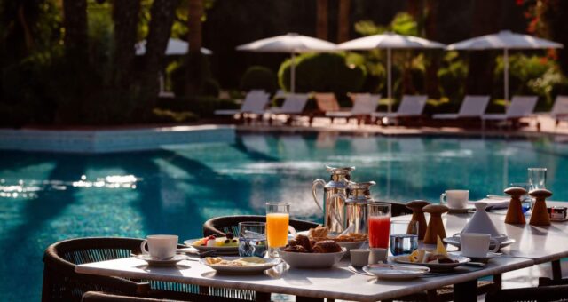 Luxury spa in Marrakech with traditional Moroccan hammam