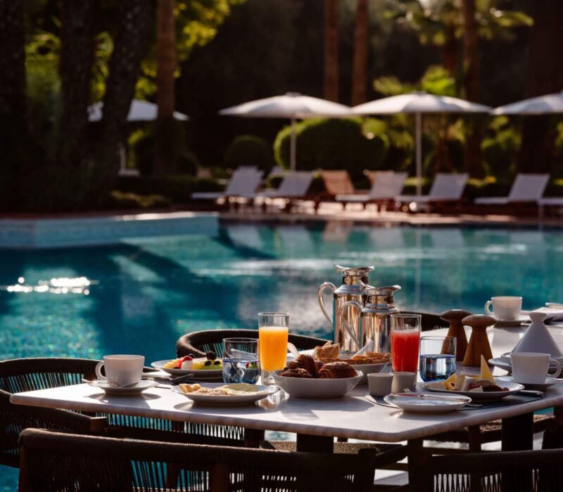 Luxury spa in Marrakech with traditional Moroccan hammam