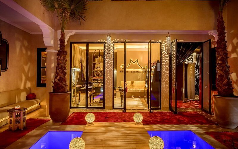 Luxury spa in Marrakech with traditional Moroccan hammam