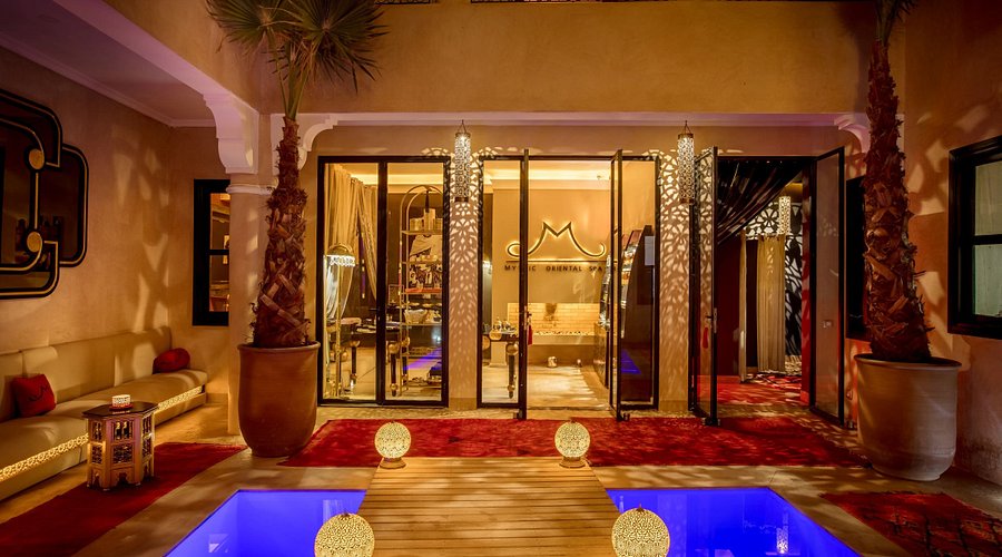 Luxury spa in Marrakech with traditional Moroccan hammam